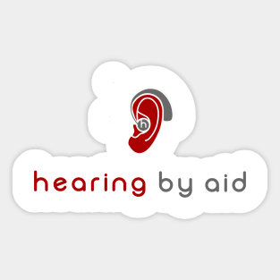 Hearing by Aid Sticker